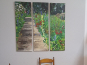Mein modernes Triptychon - Acryl auf Leinwand 3x120x40 cm
